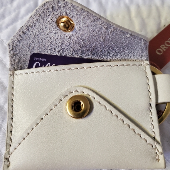 Oroton Keyring Cream NWT - Picture 4 of 4